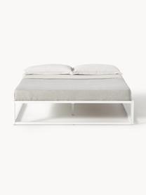 Łóżko z metalu Neptun, Metal malowany proszkowo, Biały, S 160 x D 200 cm