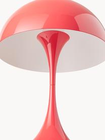 Lampe à poser LED à intensité variable avec fonction minuterie Panthella, haut. 34 cm, Acier rouge corail, Ø 25 x haut. 34 cm