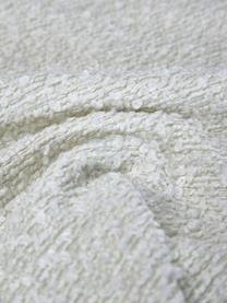 Funda de cojín de tejido bouclé Coda, 97% poliéster, 3% acrílico, Blanco, An 50 x L 50 cm