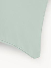 Poszewka na poduszkę z flaneli Biba, Szałwiowy zielony, S 40 x D 80 cm