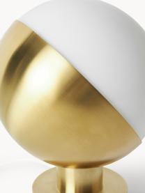 Mondgeblazen wandlamp VL Studio met stekker, Diffuser: opaalglas, mondgeblazen, Messing, B 20 x H 15 cm