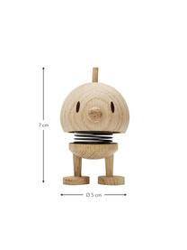 Figura decorativa en madera Bumble, Metal, plástico, Beige, Ø 5 x Al 7 cm