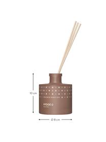 Ambientador Hygge (té negro, hojas de menta, manzanas), Recipiente: vidrio, Caja: cartón, Marrón, Ø 8 x Al 10 cm