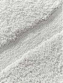 Načechraný koberec s vysokým vlasem a strukturovaným povrchem Jade, Světle šedá, Š 80 cm, D 150 cm (velikost XS)