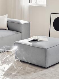 Pouf Lennon, Tissu gris, larg. 88 x prof. 88 cm