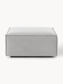 Pouf Lennon, Tissu gris, larg. 88 x prof. 88 cm