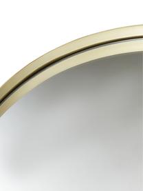 Okrągłe lustro ścienne z metalową ramą Ivy, Odcienie mosiądzu, Ø 120 x G 3 cm