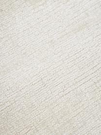 Ručně tkaný kulatý viskózový koberec Jane, Tlumeně bílá, Ø 300 cm (velikost XXL)