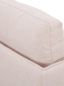 Ecksofa Ramira in Rosa mit Metall-Füssen, Bezug: Polyester 40.000 Scheuert, Gestell: Massives Kiefernholz, Spe, Webstoff Rosa, B 192 x T 139 cm