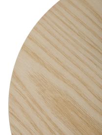 Wandleuchte Starling mit Stecker in Holzoptik, Lampenschirm: Opalglas, Braun, Weiss, Ø 33 x T 14 cm