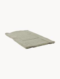 Flexibilní plyšový pelíšek pro domácí mazlíčky Buddy, Olivově zelená, Š 52 cm, D 88 cm