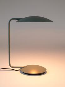 Lámpara de mesa regulable Pixie, Cable: cubierto en tela, Gris, An 25 x Al 39 cm