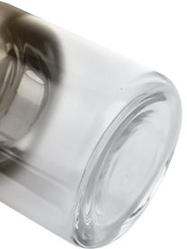 Vase en verre soufflé bouche Uma, Transparent, or