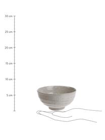 Handgemachte Schälchen Yunomi im japanischen Style, 4er-Set, Keramik, Brauntöne, Ø 17 x H 8 cm