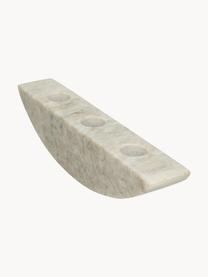 Marmor-Kerzenhalter Mar, Marmor, Beige, marmoriert, B 17 x H 4 cm