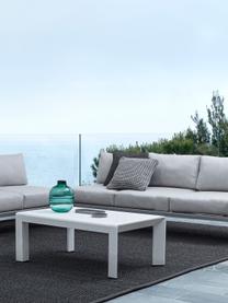 Set lounge para exterior Konnor, 3 pzas., Tapizado: 100% polipropileno, Estructura: aluminio con pintura en p, Tejido gris claro, blanco, Set de diferentes tamaños