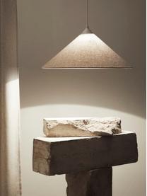Große Pendelleuchte Piaf, Lampenschirm: Filz, Baldachin: Metall, beschichtet, Greige, Ø 60 x H 26 cm