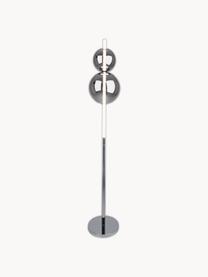 Lampadaire LED Nova, Argenté, gris, larg. 45 x haut. 74 cm