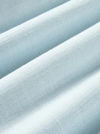 Housse de coussin en coton Vicky, 100 % coton bio, Bleu ciel, larg. 50 x long. 50 cm