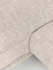 Ecksofa Adrian (3-Sitzer), Bezug: 47 % Viskose, 23 % Baumwo, Gestell: Sperrholz, Webstoff Hellbeige, B 255 x T 182 cm, Eckteil links