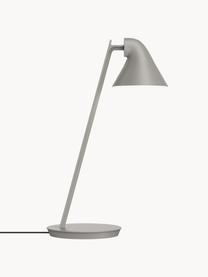 Lampada da tavolo a LED con luce regolabile NJP, Paralume: alluminio rivestito, Grigio chiaro, Ø 16 x Alt. 42 cm