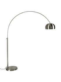 Lampa podłogowa w kształcie łuku Metal Bow, Stelaż: metal szczotkowany, Metal, S 170 x W 205 cm