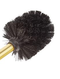 Brosse pour WC Classic, Métal, laqué, Couleur dorée, Ø 9 x haut. 40 cm