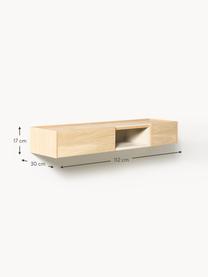 Console murale en bois Larsen, Panneau de particules avec placage en bois de chêne

Ce produit est fabriqué à partir de bois certifié FSC® issu d'une exploitation durable, Chêne, larg. 112 x haut. 17 cm