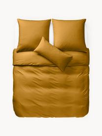 Flanell-Bettdeckenbezug Biba, Webart: Flanell Flanell ist ein k, Senfgelb, B 200 x L 200 cm
