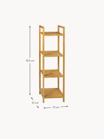 Regał z drewna bambusowego Tier, Drewno bambusowe, Drewno bambusowe, S 31 x W 104 cm