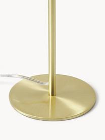 Tafellamp Matilda, Lampenkap: gepoedercoat metaal, Lampvoet: vermessingd metaal, Lichtroze, goudkleurig, B 29 x H 45 cm