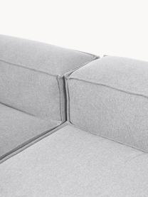 Modulares XL-Ecksofa Lennon, Bezug: 100 % Polyester Der strap, Gestell: Massives Kiefernholz, Spe, Füße: Kunststoff Dieses Produkt, Webstoff Grau, B 329 x T 269 cm, Eckteil rechts