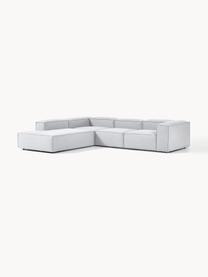 Modulares XL-Ecksofa Lennon, Bezug: 100 % Polyester Der strap, Gestell: Massives Kiefernholz, Spe, Füße: Kunststoff Dieses Produkt, Webstoff Grau, B 329 x T 269 cm, Eckteil rechts