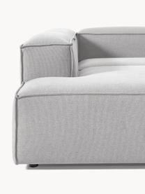 Modulares XL-Ecksofa Lennon, Bezug: 100 % Polyester Der strap, Gestell: Massives Kiefernholz, Spe, Webstoff Grau, B 329 x T 269 cm, Eckteil rechts