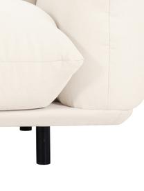 Sofa Saga (3-Sitzer) in Beige mit Metall-Füssen, Bezug: 100% Polyester 35.000 Sch, Gestell: Massives Birkenholz, Webstoff Beige, B 232 x T 103 cm