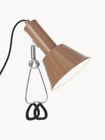 Upínací lampa Milou, Světle hnědá, Ø 15 cm, V 35 cm