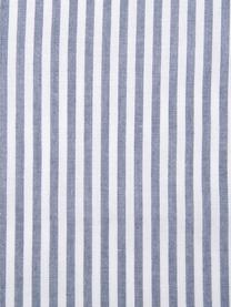 Parure copripiumino in cotone ranforce Ellie, Tessuto: Renforcé, Bianco, blu scuro, 200 x 200 cm + 2 federe 50 x 80 cm