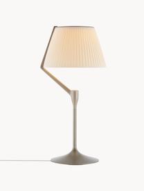 Grande lampe à poser LED à intensité variable Angelo Stone, Blanc cassé, taupe avec finition en métal, Ø 33 x haut. 70 cm