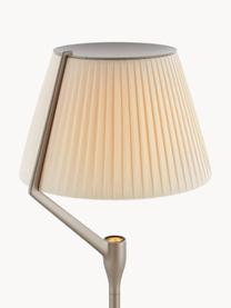 Grande lampe à poser LED à intensité variable Angelo Stone, Blanc cassé, taupe avec finition en métal, Ø 33 x haut. 70 cm