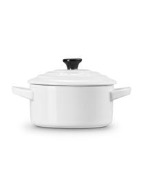 Töpfchen Cocotte Mini, Steinzeug, Weiss, Schwarz, Ø 10 x H 8 cm, 250 ml