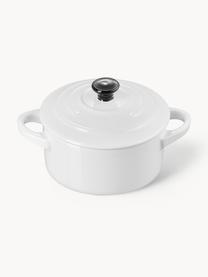 Töpfchen Cocotte Mini, Steinzeug, Weiss, Schwarz, Ø 10 x H 8 cm, 250 ml