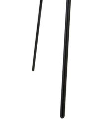 Lámpara de pie trípode de plumas Eos, Pantalla: plumas de ganso, acero, Blanco, negro, Ø 58 x Al 140 cm