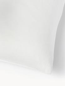 Povlak na polštář z hedvábí Aryane, Bílá, Š 45 cm, D 45 cm