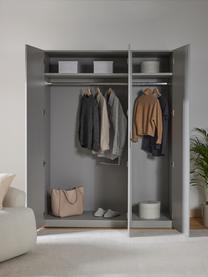 Armoire modulaire à portes battantes Charlotte, larg. 150 cm, plusieurs variantes, Gris, Basic Interior, larg. 150 x haut. 200 cm