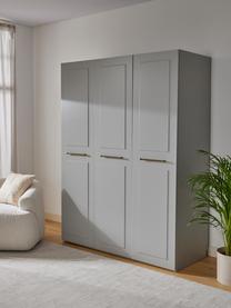 Armoire modulaire à portes battantes Charlotte, larg. 150 cm, plusieurs variantes, Gris, Basic Interior, larg. 150 x haut. 200 cm