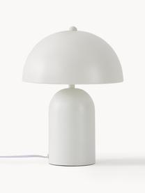 Lámpara de mesa pequeña Walter, Pantalla: metal, Cable: plástico, Blanco, Ø 25 x Al 34 cm