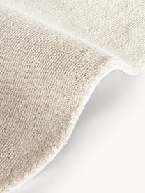 Handgeweven rond laagpolig vloerkleed Ainsley, 60% polyester, GRS-gecertificeerd
40% wol, Lichtbeige, Ø 120 cm (maat S)