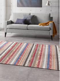 Alfombra kilim Senon, estilo oriental, Parte superior: 50% poliéster, 50% algodó, Reverso: poliéster, Multicolor, An 180 x L 280 cm (Tamaño M)