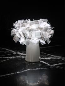 Petite lampe à poser mobile Clizia Fume, Gris, blanc, Ø 27 x haut. 25 cm