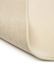 Wollen vloerkleed Ida in beige, Bovenzijde: 100% wol, Onderzijde: 60% jute, 40% polyester B, Beige, B 160 x L 230 cm (maat M)